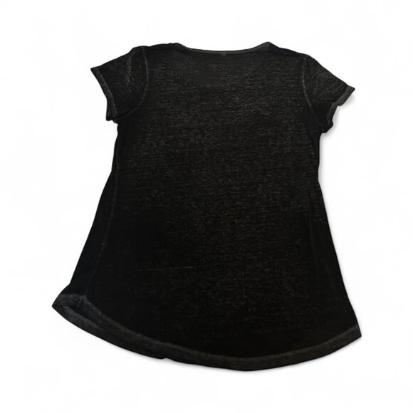 Rocker Girl All Access Black Reindeer Graphic Tee XXL Sparkly Holiday Novelty - Picture 2 of 5